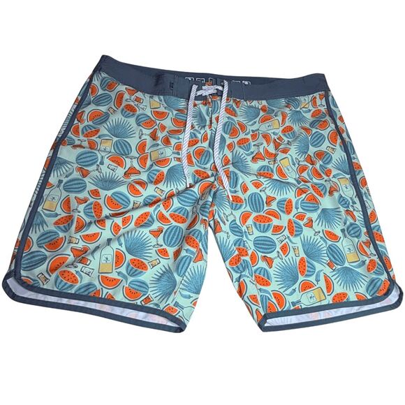 William Murray Men's Tropical Golf Swim Athletic Board Shorts Multicolor Size 38 - Picture 1 of 9